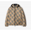 버버리 리버시블 체크 스노든 퍼퍼 재킷