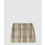 버버리 체크 데님 미니 스커트