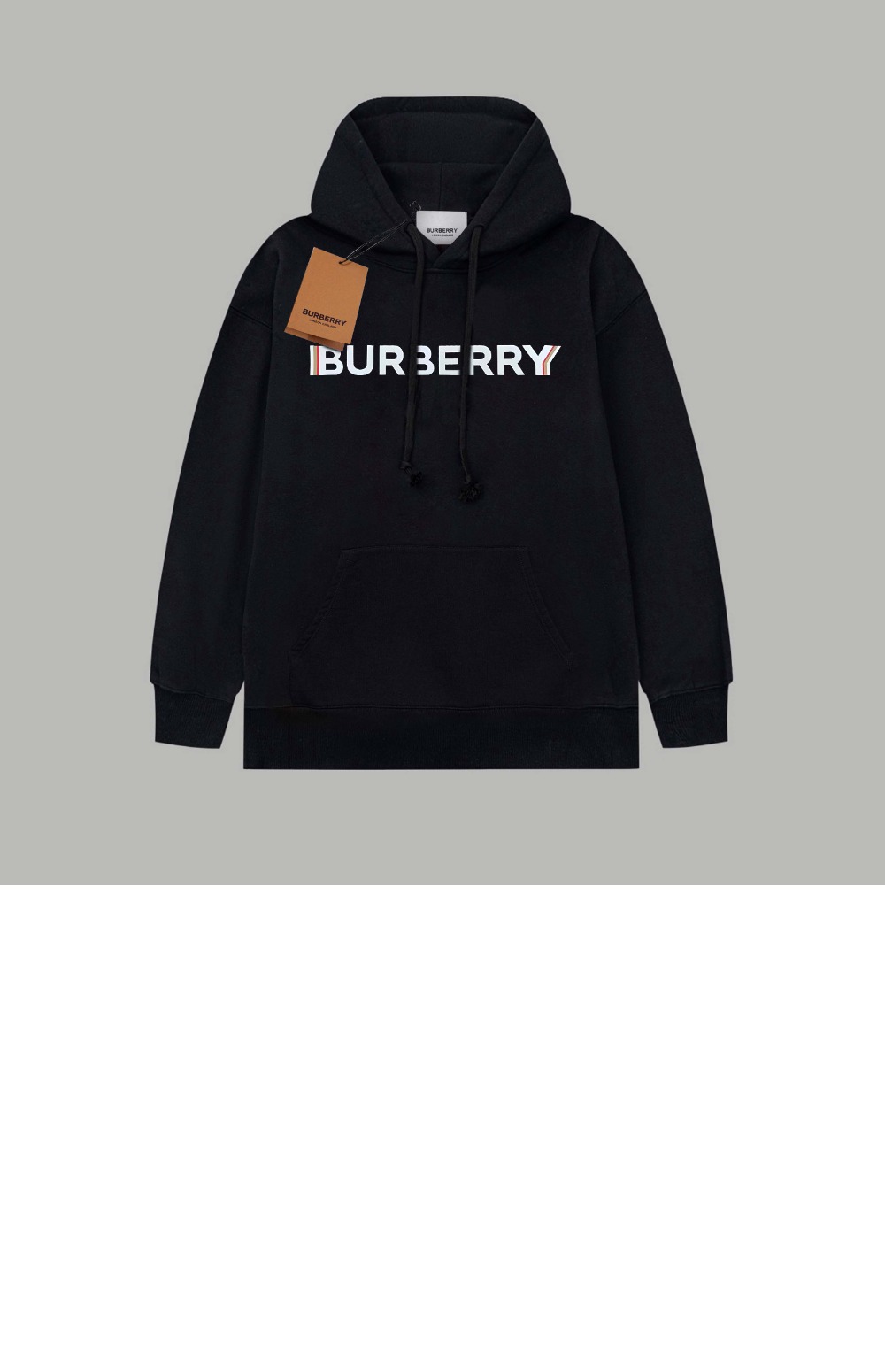 버버리 로고 오버사이즈 후디