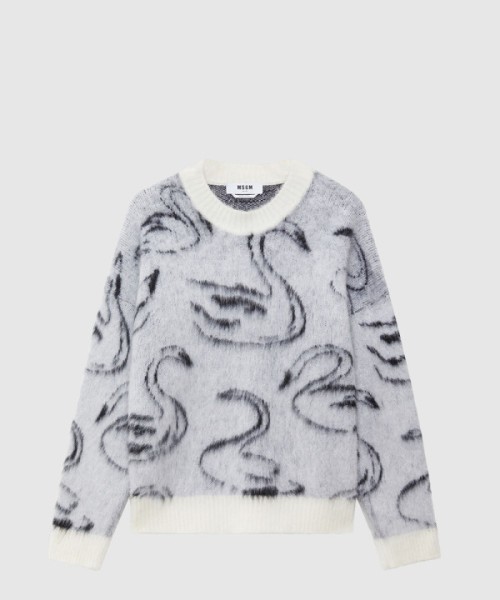 버버리 프린트 니트 톱