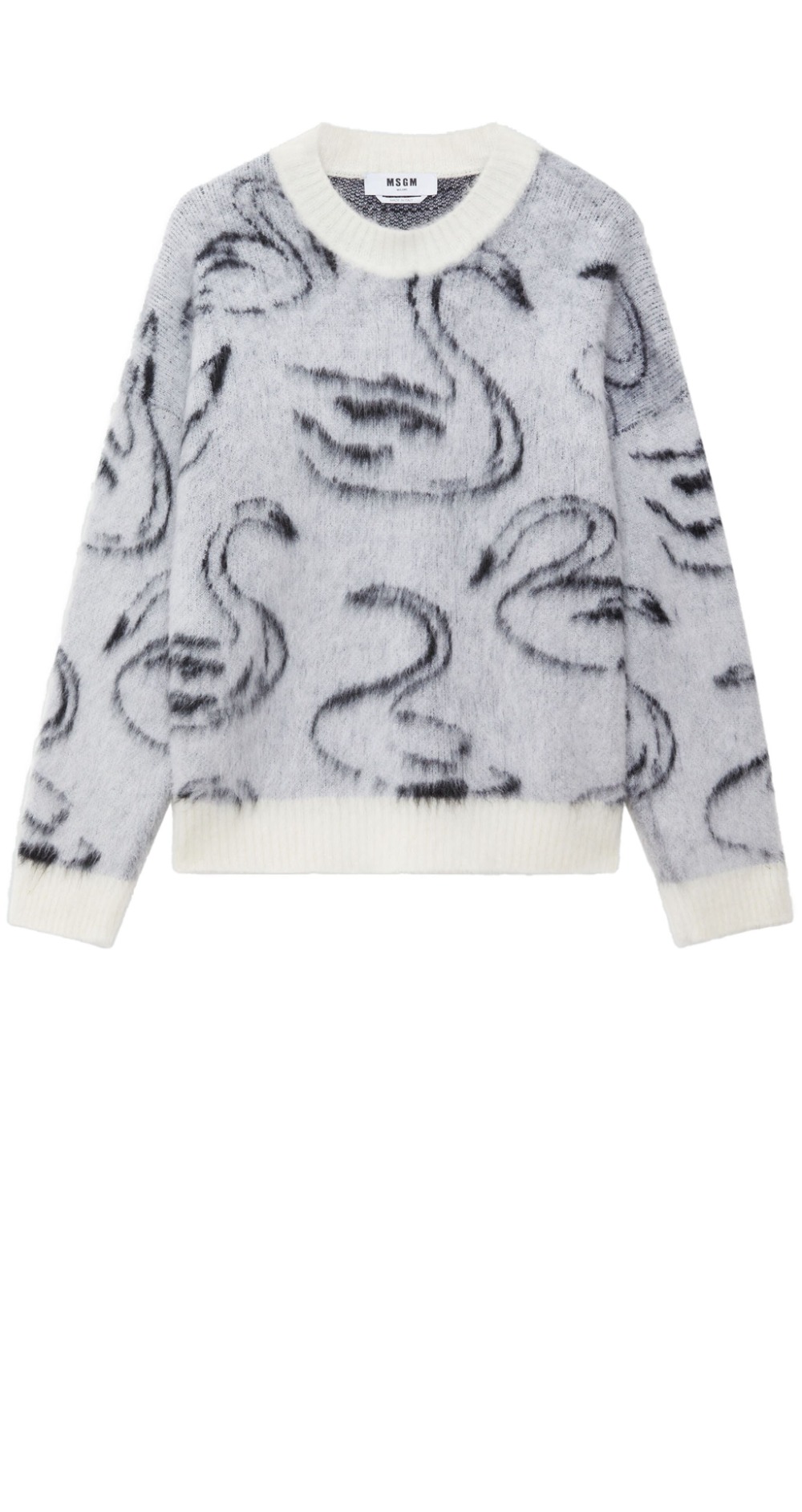 버버리 프린트 니트 톱