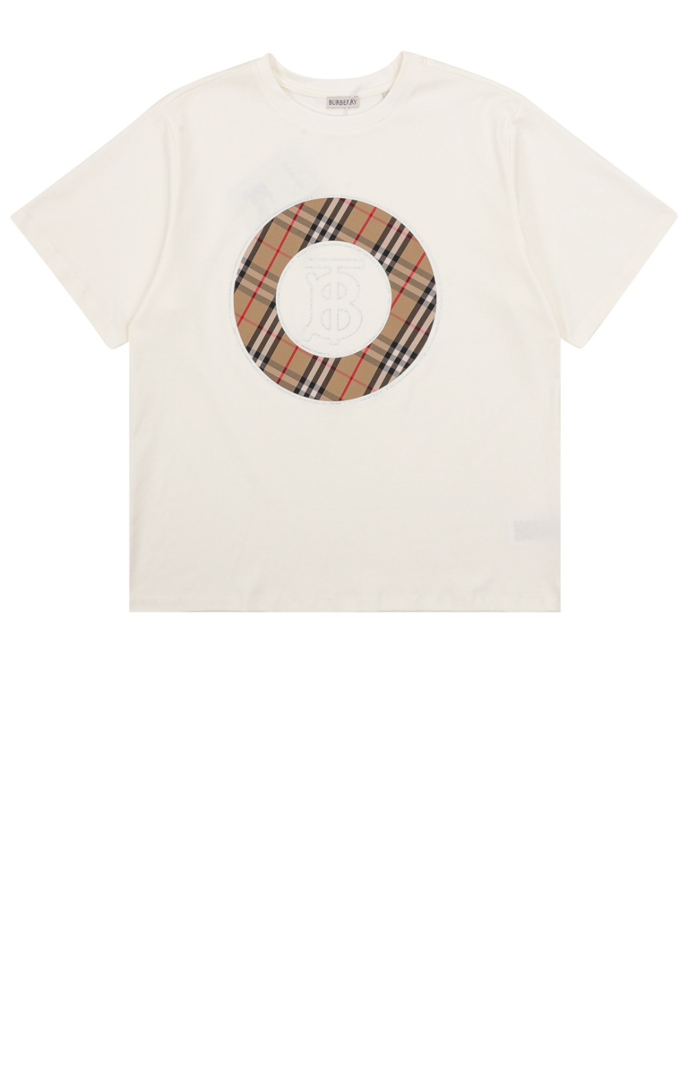 버버리 로고 프린트 반팔