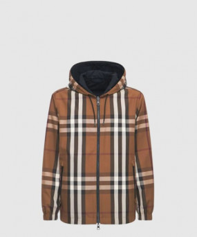 버버리 체크 나일론 재킷