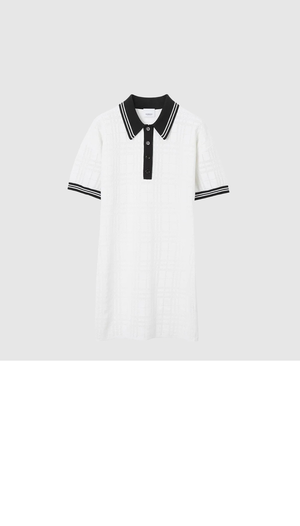 버버리 면 폴로 원피스