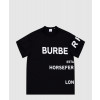 버버리 로고 코튼 티셔츠