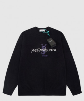 생로랑 플라워 코튼 톱