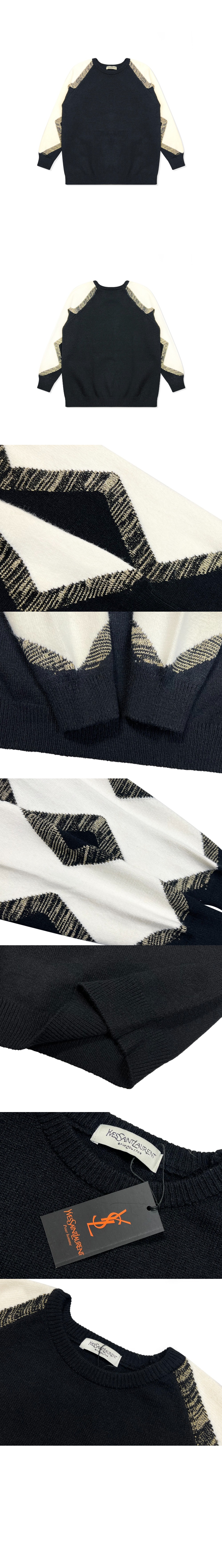 생로랑 플라워 코튼 톱