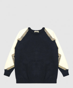 생로랑 플라워 코튼 톱