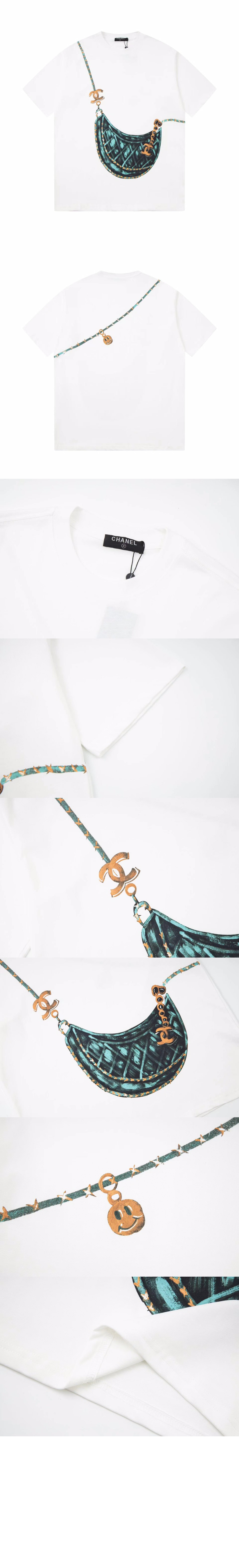 샤넬 플라워 코튼 톱