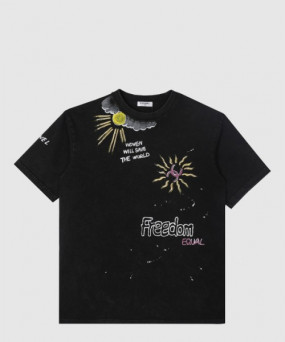 샤넬 로고 프린트 반팔