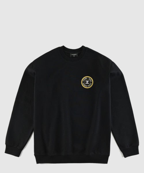 샤넬 로고 면 톱