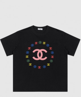 샤넬 로고 프린트 반팔