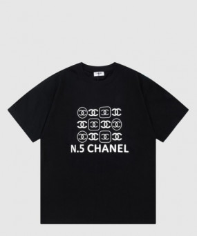 샤넬 로고 프린트 반팔