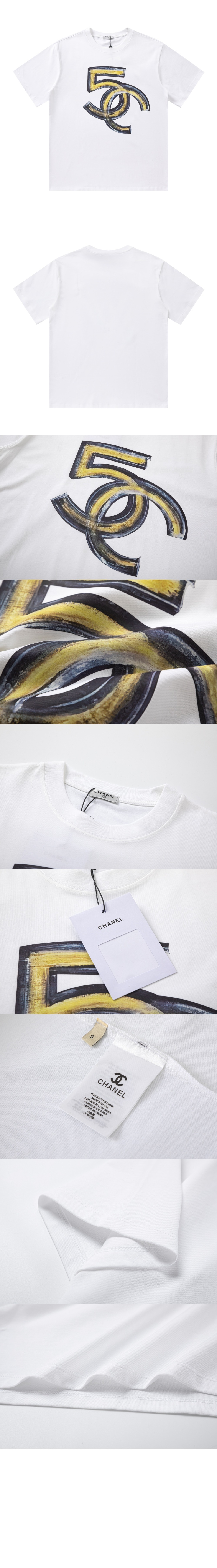 샤넬 로고 프린트 반팔