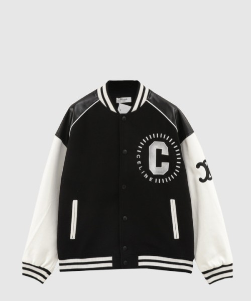 셀린느 로고 프린트 재킷