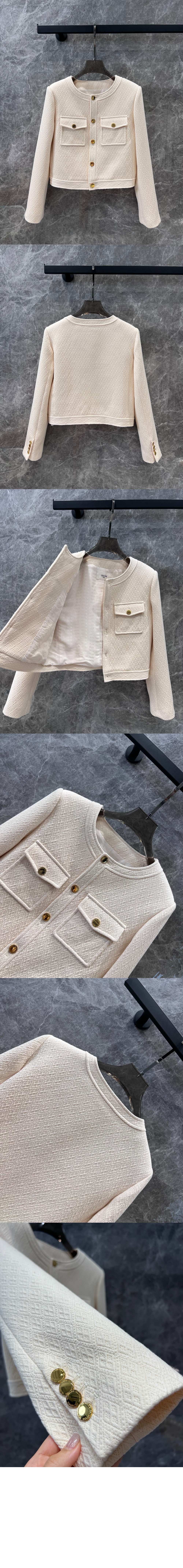 셀린느 대니 재킷 부티 코튼