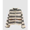 셀린느 바하 가디건 스트라이프 트위드