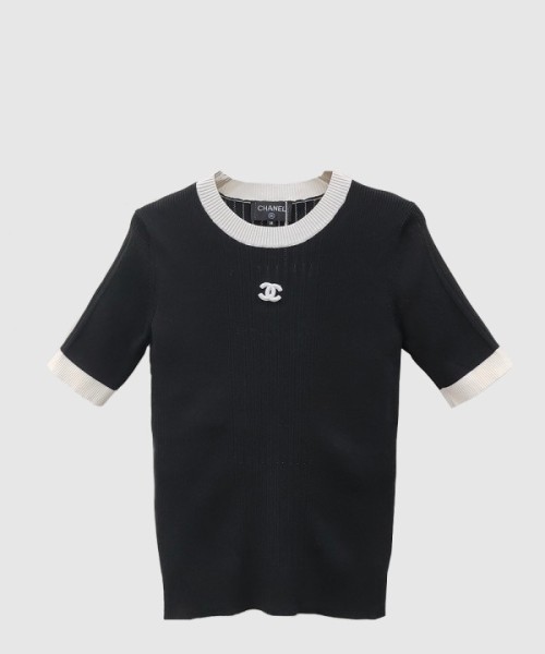 셀린느 로고 프린트 반팔