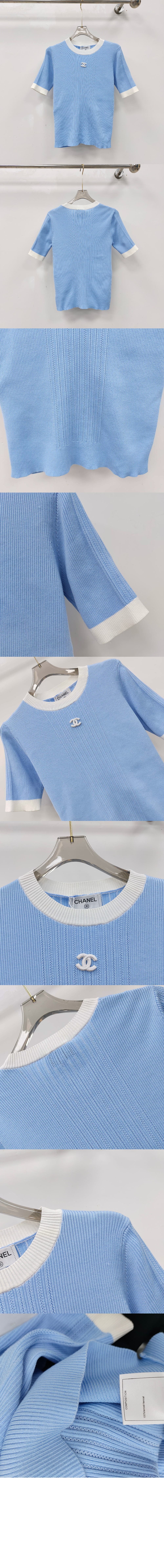 셀린느 로고 프린트 반팔