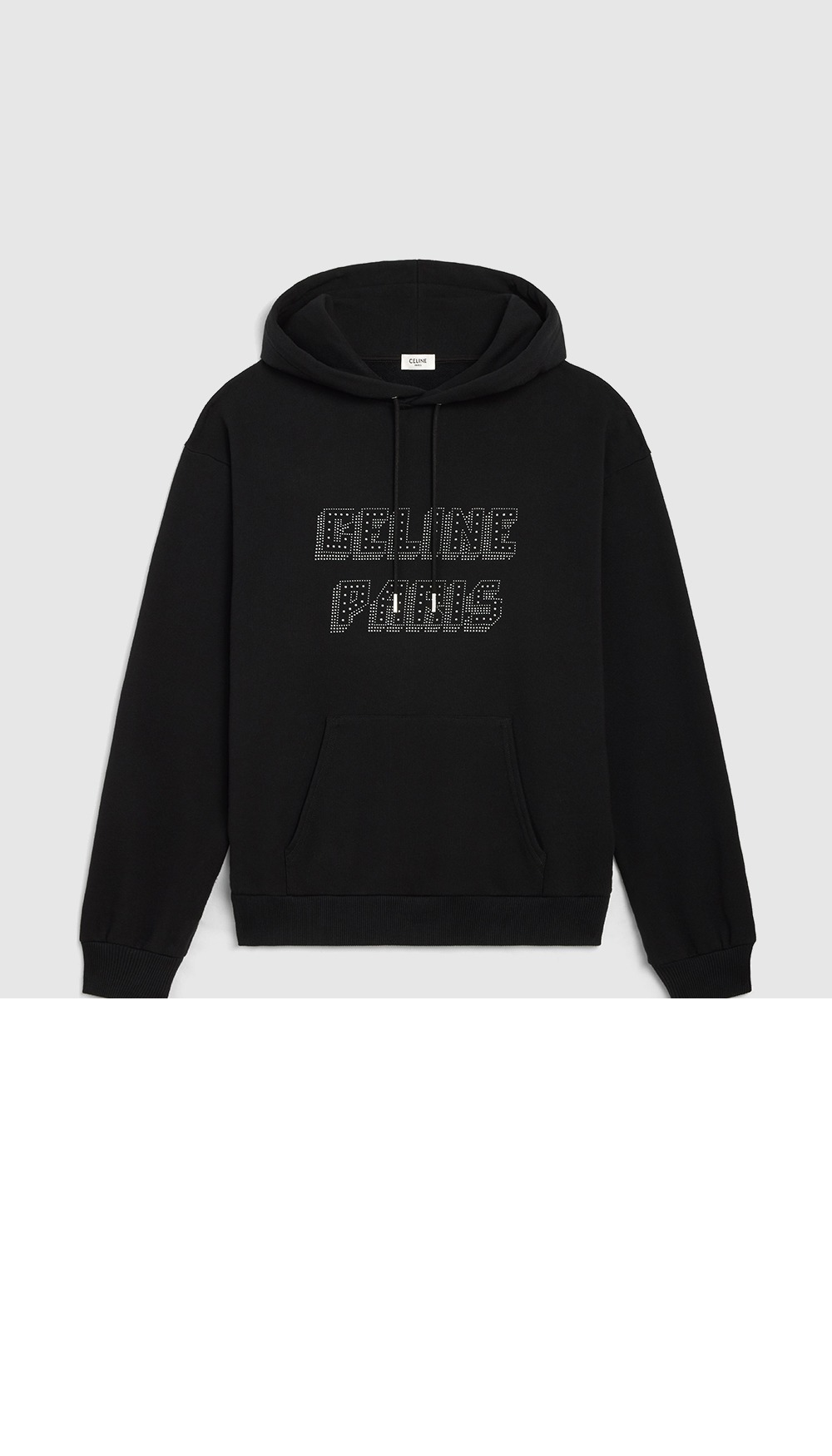 셀린느 로고 후드 긴팔