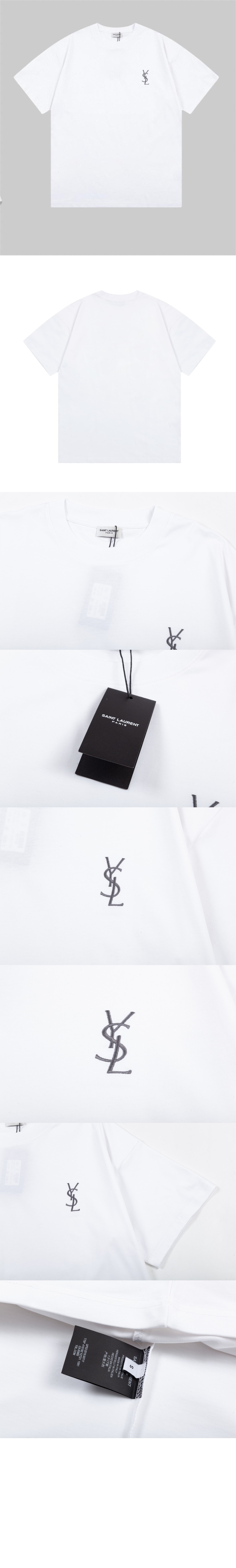 셀린느 로고 프린트 반팔