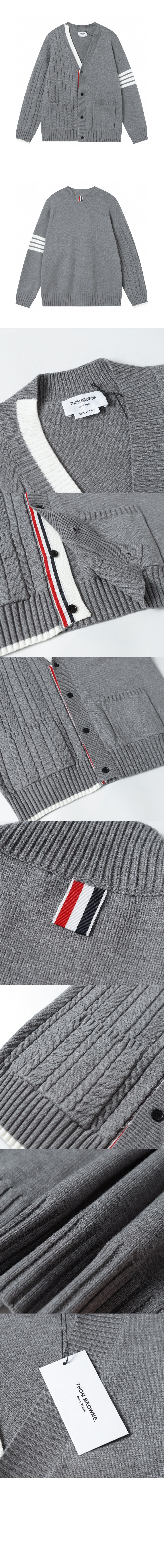 톰브라운 캐시미어 카디건