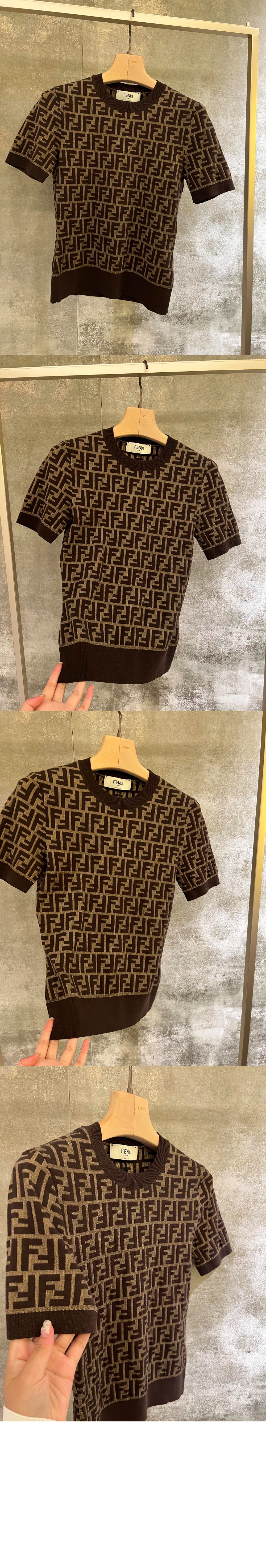 펜디 FF 코튼 스웨터