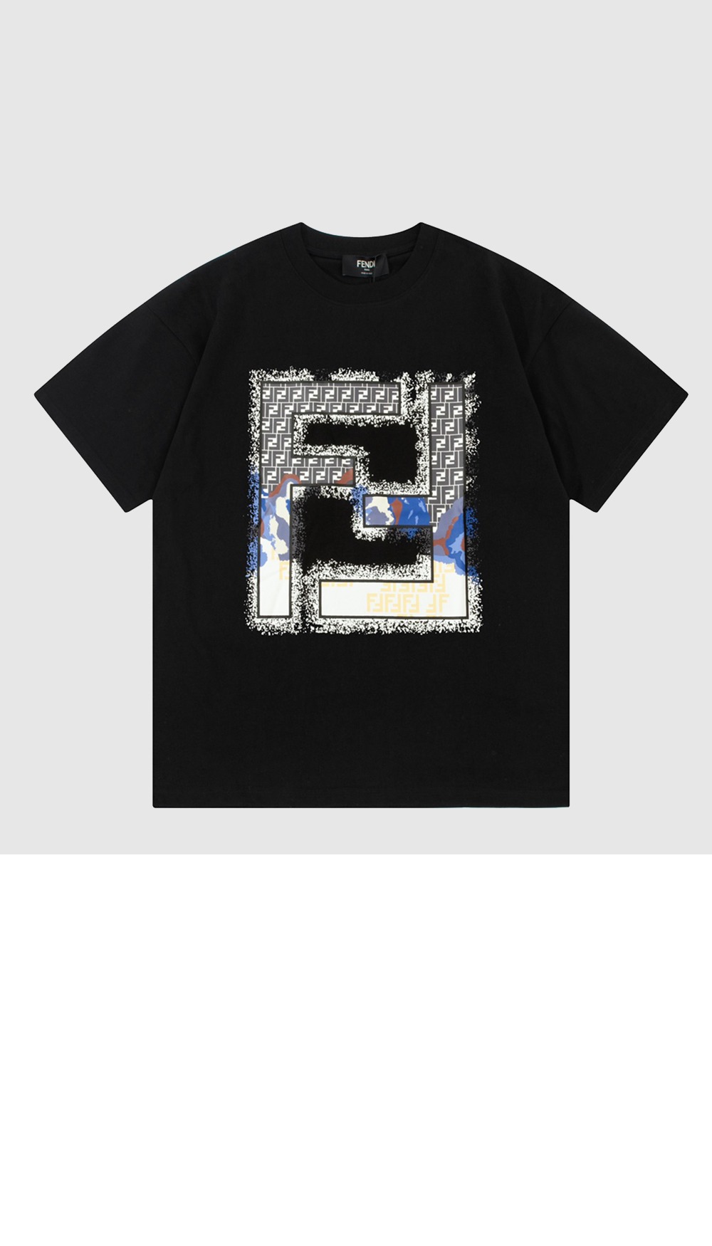 펜디 프린트 반팔