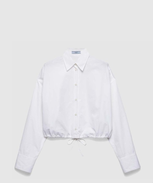 프라다 포플린 셔츠