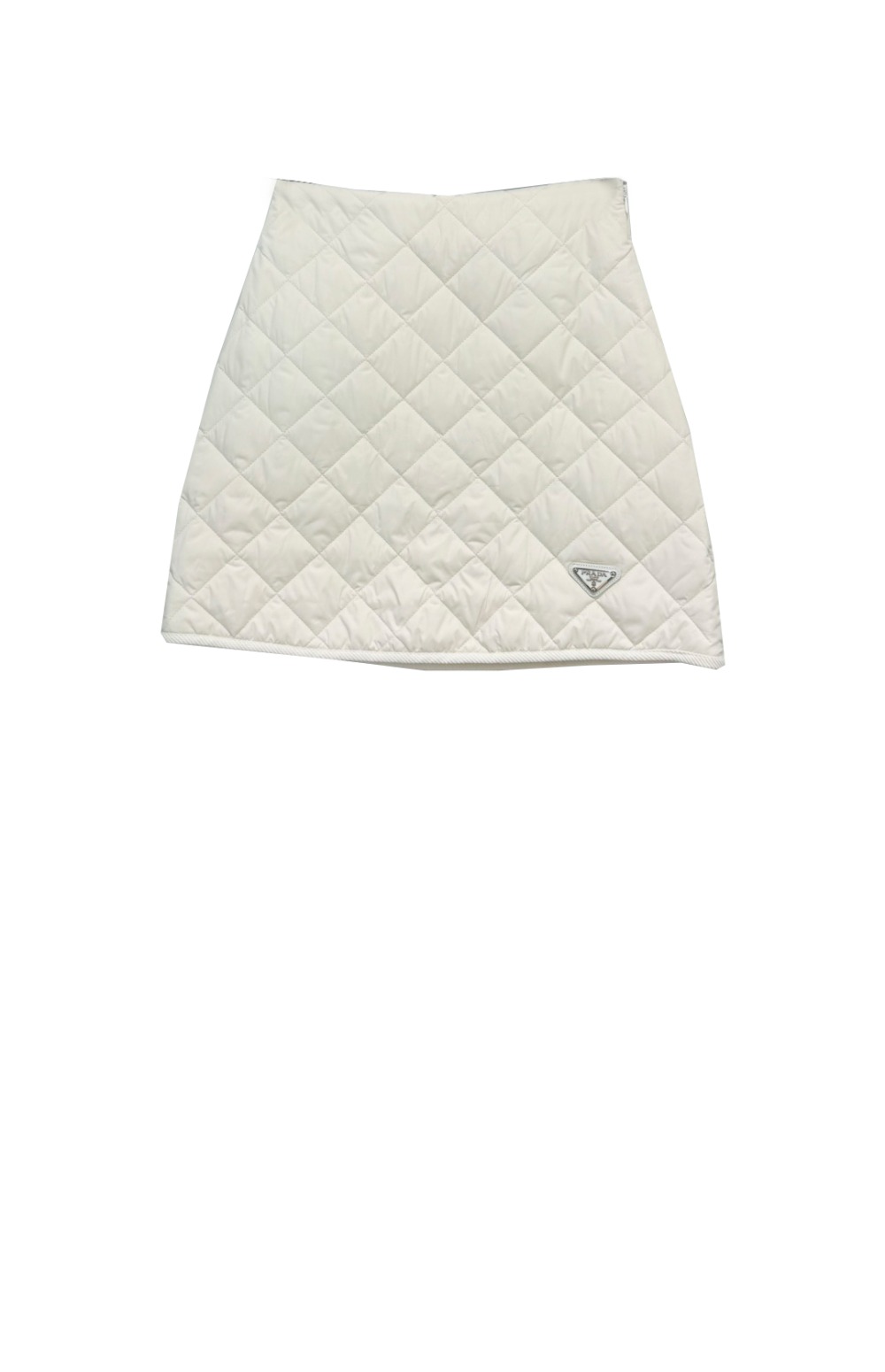 프라다 로고 하프 스커트