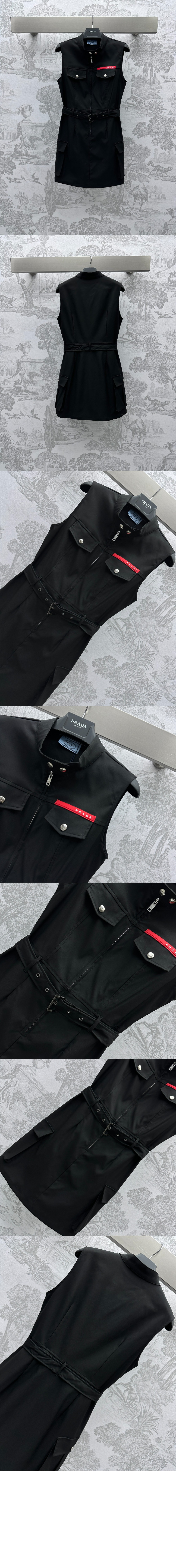 프라다 플라워 프린트 원피스