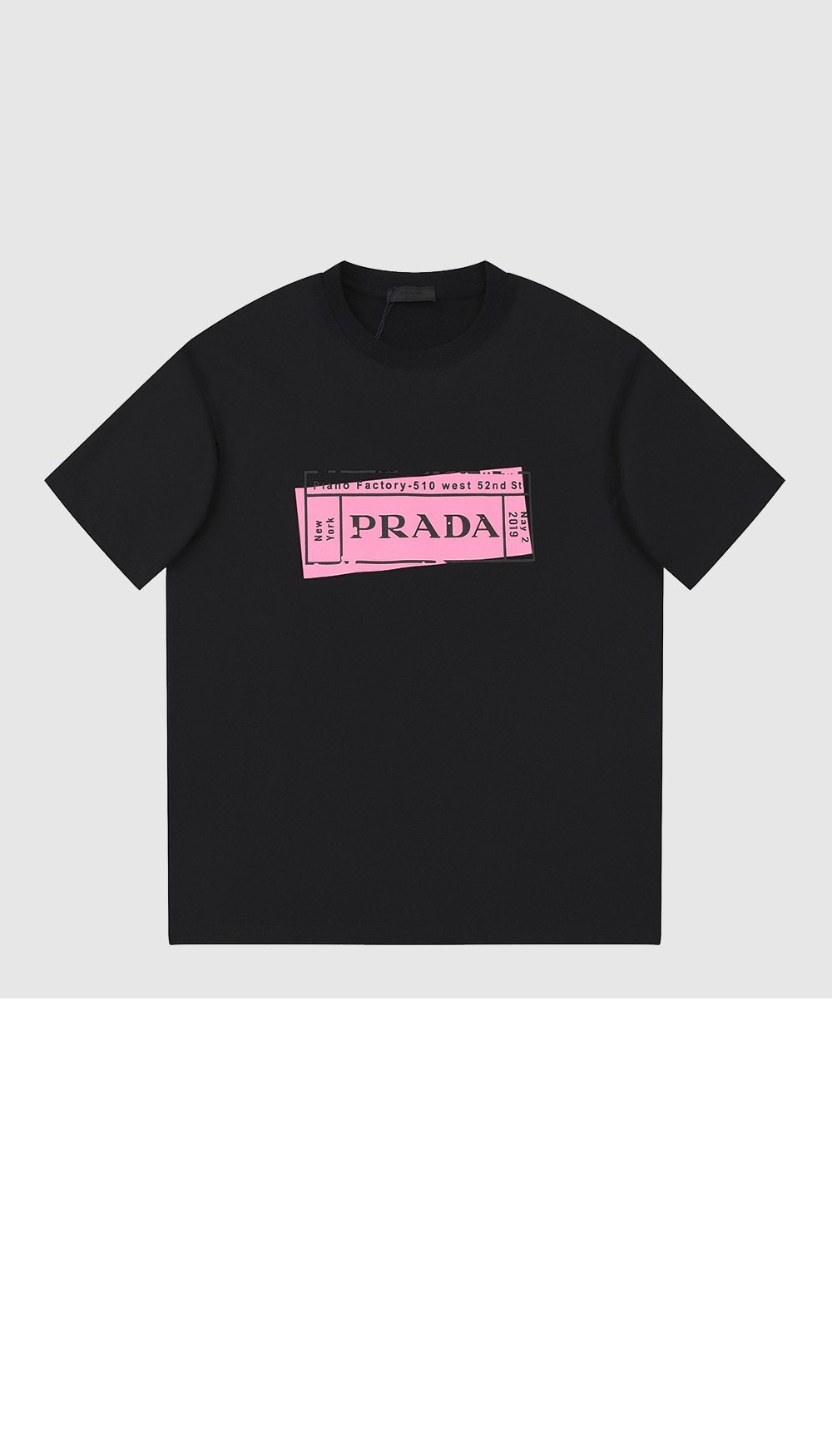 프라다 로고 프린트 반팔