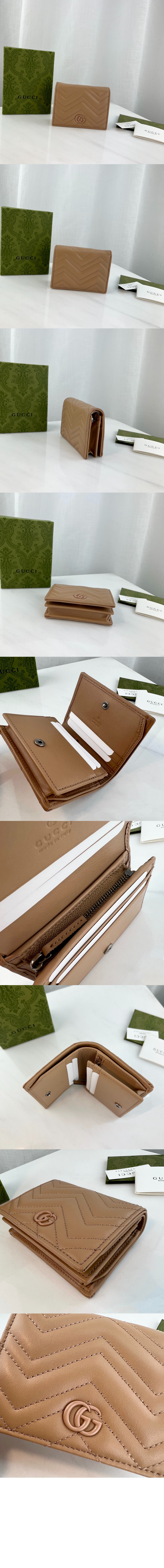 구찌 GG 마몽 마틀라세 카드지갑 466492