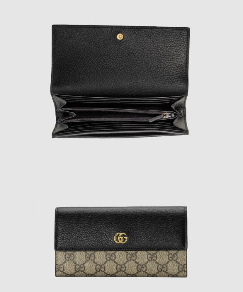 구찌 GG 마몽 레더 장지갑 456116