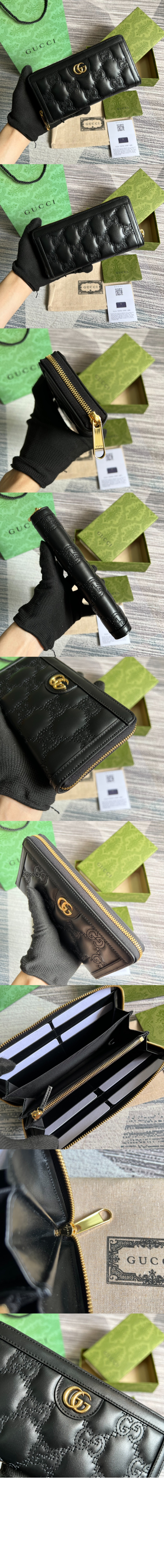 구찌 GG 마틀라세 지퍼월렛 723784