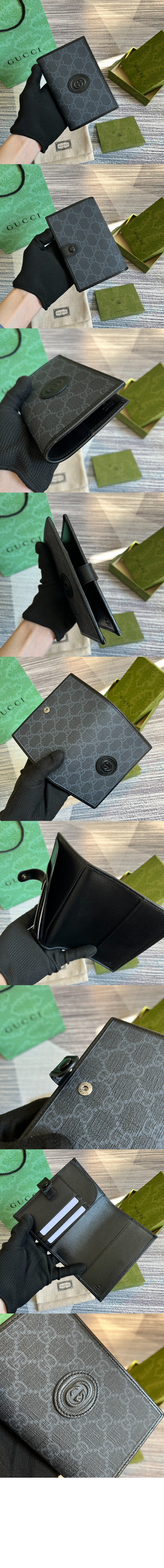 구찌 인터로킹 G 여권지갑 724562