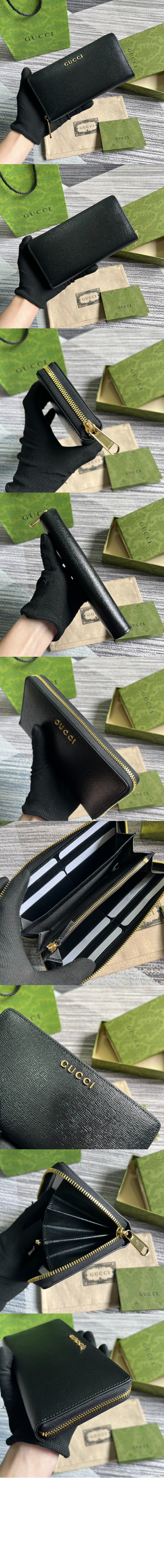 구찌 스크립트 지퍼월렛 772642