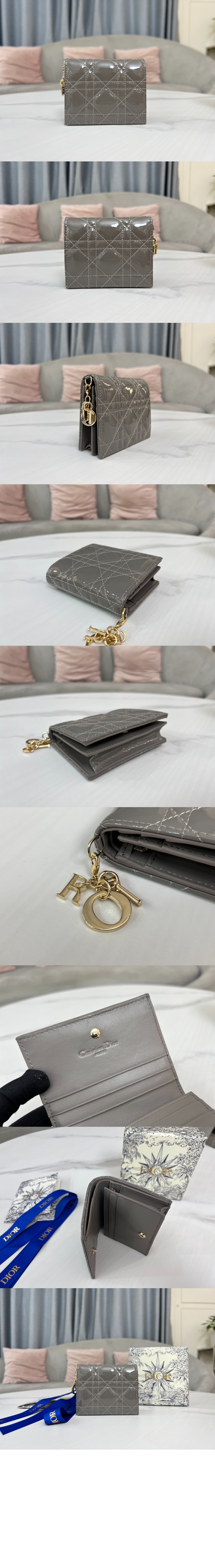 디올 레이디 페이던트 카드지갑 S0178