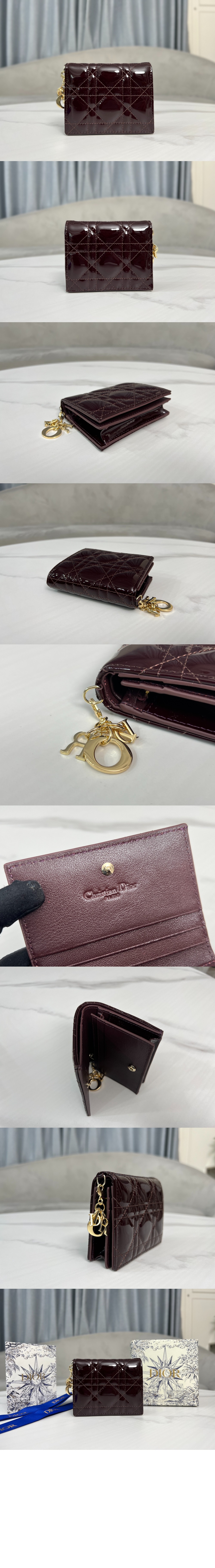 디올 레이디 페이던트 카드지갑 S0178