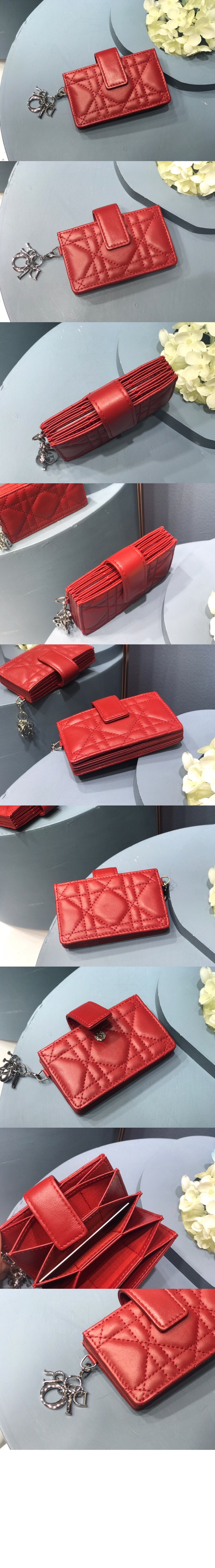 디올 5-포켓 카드지갑 S0074