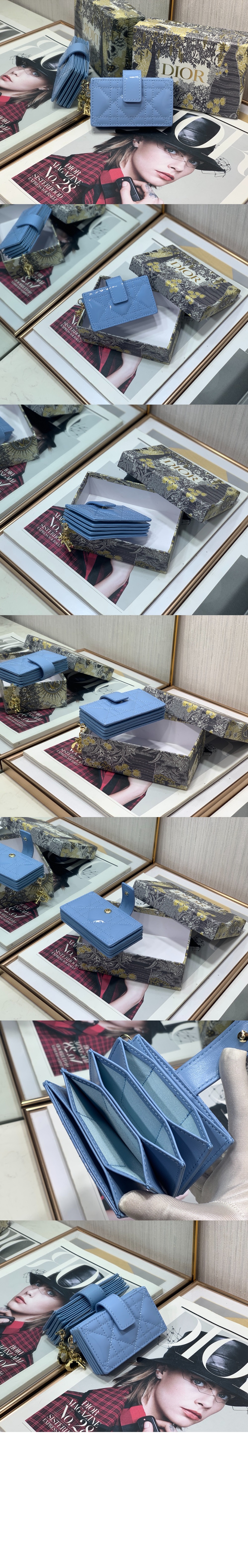 디올 5-포켓 카드지갑 S0074