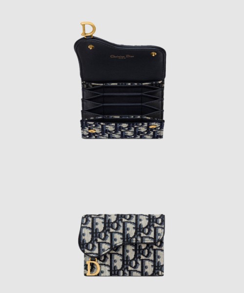 디올 새들 카드지갑 S5644