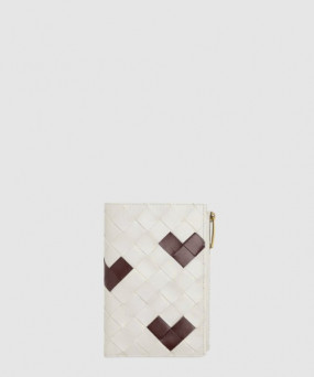 보테가베네타 미디움 인트레치아토 양면 지갑 749940