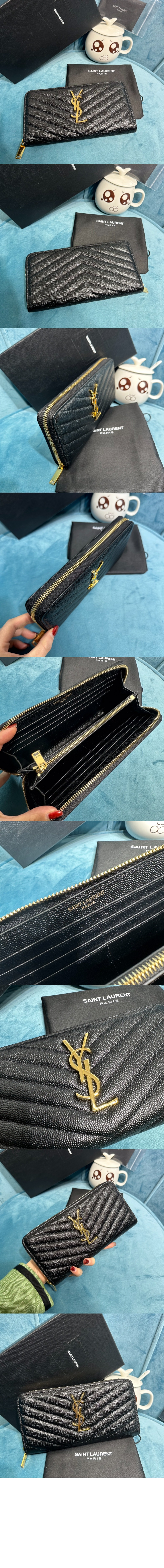 생로랑 모노그램 지퍼월렛 358094