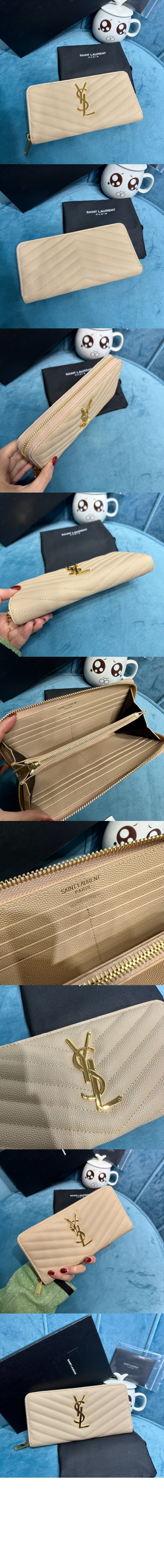 생로랑 모노그램 지퍼월렛 358094