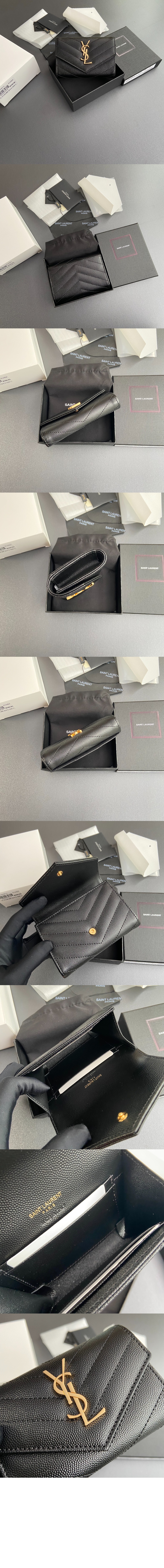 생로랑 모노그램 앙브로프 중지갑 414404