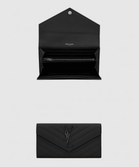 생로랑 모노그램 플랩 장지갑 372264