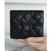 샤넬 클래식 체인 카드지갑 램스킨 은장 AP0238