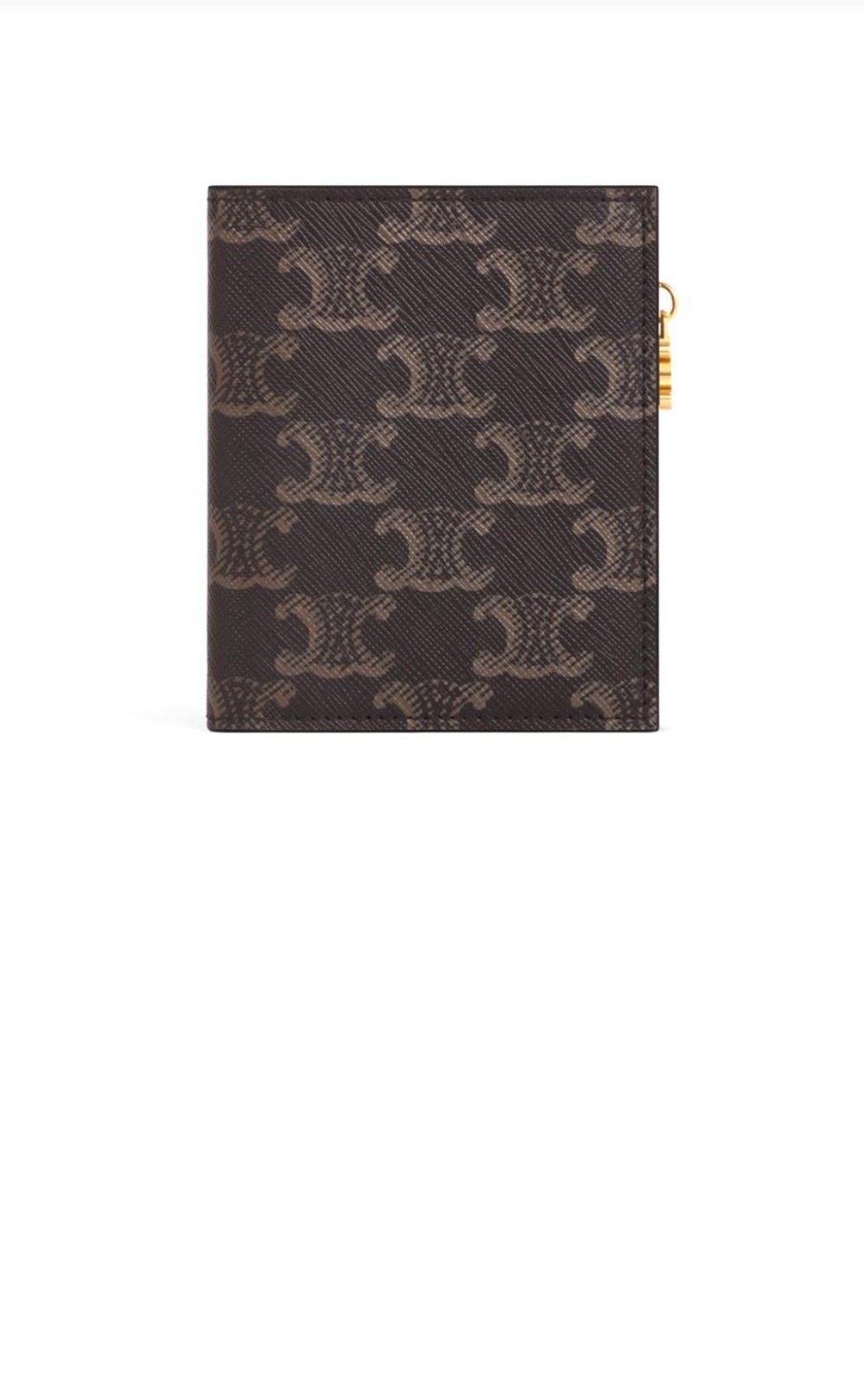 셀린느 트리오페 캔버스 지퍼 카드 홀더 10M102