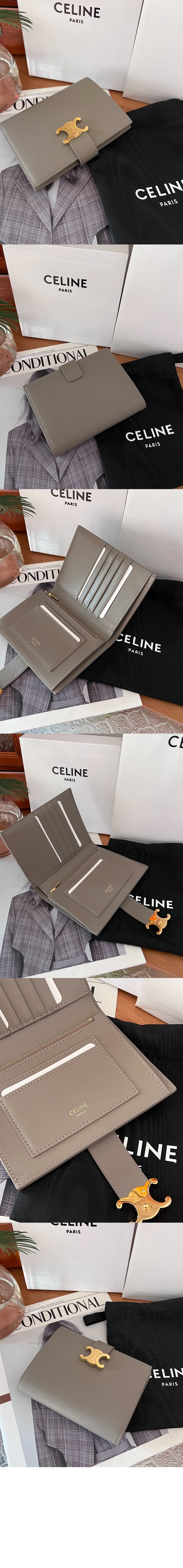 셀린느 미디엄 니노 스트랩 지갑 10M913